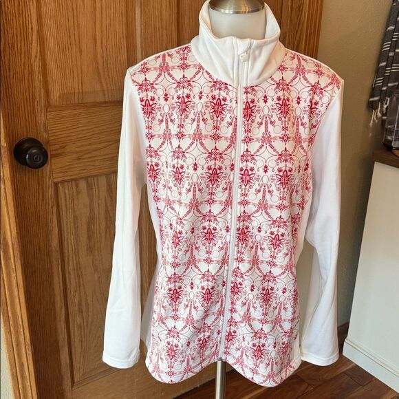 HELLY HANSEN Nordic Snowflake Print Full Zip Performance Jacket - Picture 5 of 12